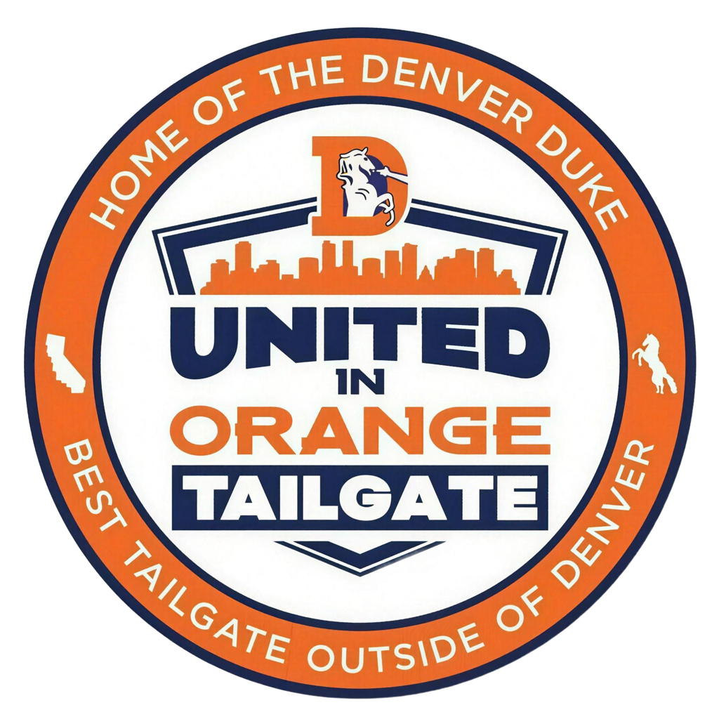 United in Orange Tailgate badge